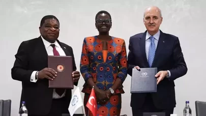 TBMM Başkanı Kurtulmuş, PAB Başkanı ve PAB Genel Sekreteri ile görüştü