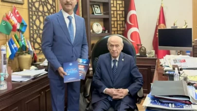 Talip Geylan'dan, MHP lideri Devlet Bahçeli’ye ziyaret