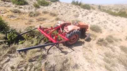 Ankara'da traktör devrildi: 1 ölü