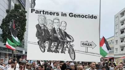 Berlin’de polis, Filistin’e destek yürüyüşün tamamlanmasına izin vermedi