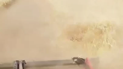 Burdur'da çıkan arazi yangını köylülerin imece usulü çalışmasıyla söndürüldü