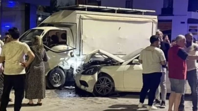 Elazığ’da pikap ile otomobil çarpıştı: 3 yaralı