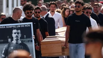 Diogo Jota ve kardeşi son yolculuğuna uğurlandı