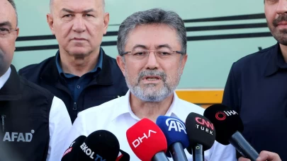 Tarım ve Orman Bakanı Yumaklı Tekirdağ'da yangın bölgesinde açıklama yaptı