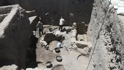 Yassı Höyük'te Geç Tunç Çağı'na ait yapı ve silolar gün yüzüne çıkarıldı