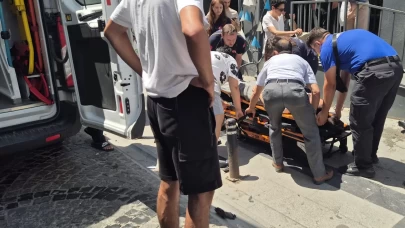 Pedalları karıştırdı, ortalığı böyle birbirine kattı