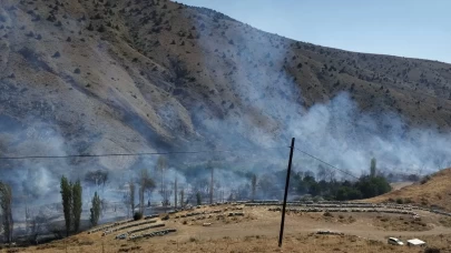 Niğde'de ağaçlık alanda çıkan yangın kontrol altına alındı
