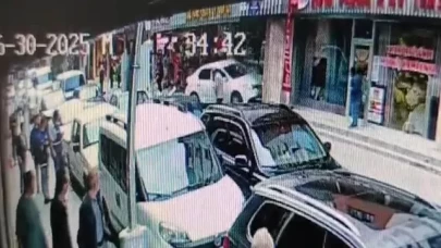 Alkollü sürücü mağazaya daldı, çocuklar ölümden döndü!