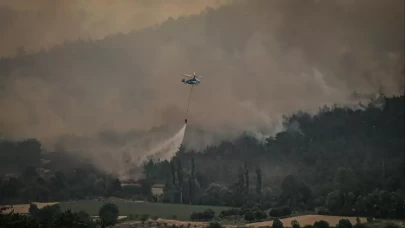 Bilecik'teki orman yangını büyük ölçüde kontrol altına alındı
