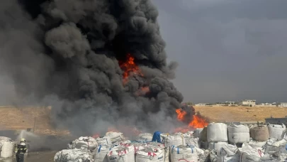 Gaziantep'te fabrika yangını! Alevler 3 saatte kontrol altına alındı