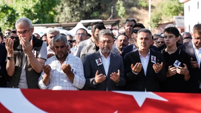 Bakan Yumaklı, şehit orman işçisi için düzenlenen cenaze töreninde konuştu