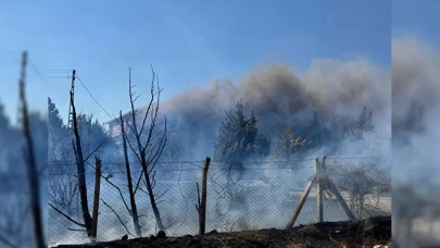 Kırklareli'nde orman yangını: Köye yakın bir ev yandı