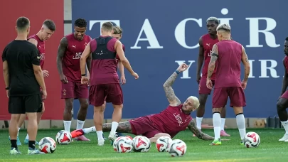 Galatasaray'dan çift antrenman