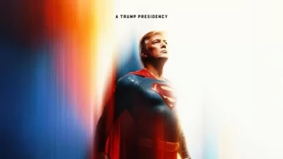 Trump 'Supermen' olarak paylaşıldı