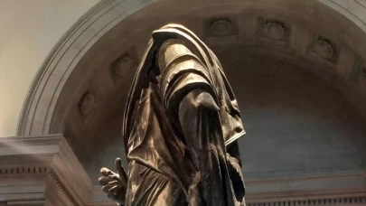 Marcus Aurelius’un heykeli Cumhurbaşkanlığı Millet Kütüphanesi’nde