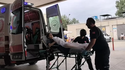 Üzerine sıcak su dökülen market çalışanı hastanelik oldu