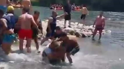 Can yeleği giyme tartışması kürekli kavgaya dönüştü