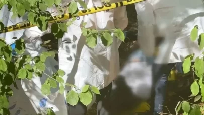 Başına çöp poşeti geçirilmiş ve bantlanmış ceset bulundu