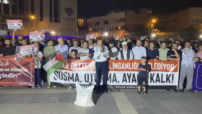 Diyarbakır'da İsrail'in Gazze'ye saldırıları protesto edildi