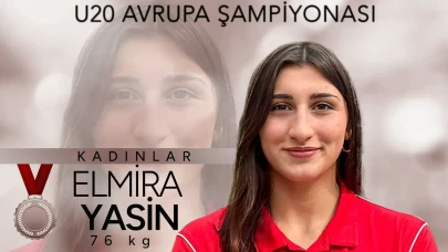 Elmira Yasin, U20 Avrupa Güreş Şampiyonası’nda üçüncü oldu