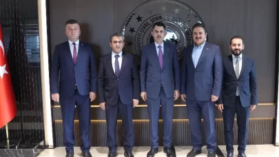 Suluova Belediye Başkanı Rıfat Uzun'dan Bakan Kurum’a ziyaret: Suluova’ya 50 Milyon TL’lik destek