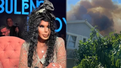 Antalya'daki orman yangınlarınad Bülent Ersoy'un evi de yandı