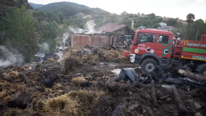 Mudurnu'da çıkan yangın kontrol altına alındı