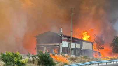 Alevler Kepez ve Güzelyalı’yı sardı! 2 binden fazla kişi tahliye edildi