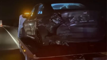 Tekirdağ'da 2 otomobil çarpıştı: 2 yaralı