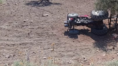 Kilis'te traktör devrildi: 1 çocuk hayatını kaybetti