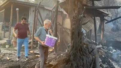 "Son anda çıktık" diyen Kemal amca alevlere karşı mücadele etti