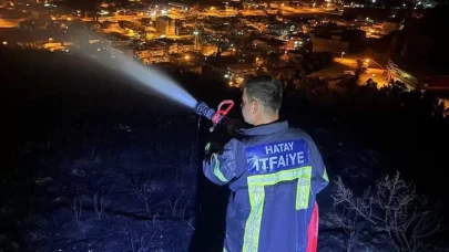 Antakya'da orman yangını!