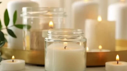 Evde doğal mum yapımı (farklı kokularla)