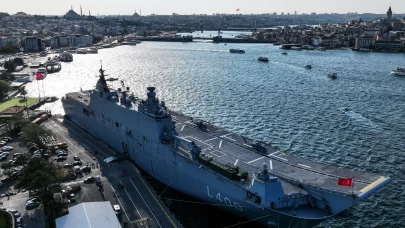 TCG Anadolu “Zafer Yolculuğu”nu tamamlayarak İstanbul’a ulaştı