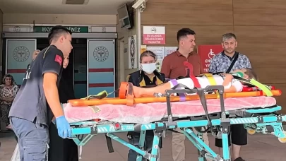 İkinci kattaki balkondan düşen çocuk ağır yaralandı