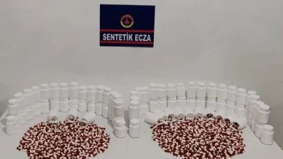 Manisa'da 5 binin üzerinde sentetik ecza hapı ele geçirildi
