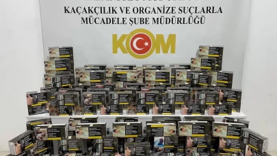 Samsun'da 41 bin 400 adet makaron ele geçirildi