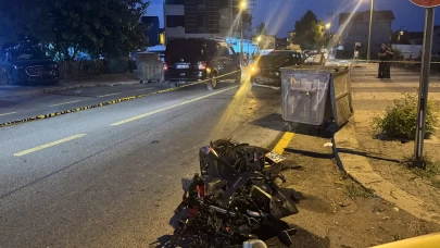 1 motosiklet ile 2 cipin karıştığı kazada 1 ölü, 1 yaralı var