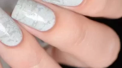 Mermer desenli oje tasarımı! Adım adım uygulama rehberi