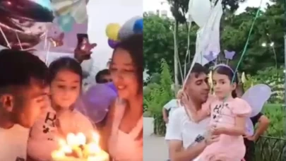 Spina bifida hastası Yağmur’un doğum günü için vatandaşlar balon uçurdu