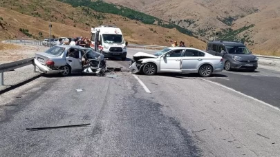 Erzincan'da kahreden kaza