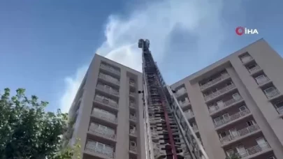 Bağcılar'da apartman yangını
