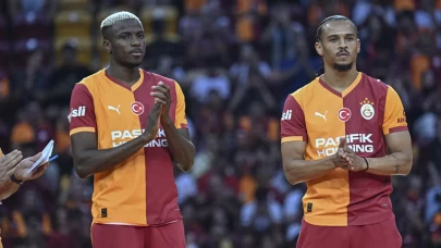 Galatasaray, Osimhen ve Sane için imza töreni düzenledi