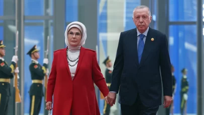 Emine Erdoğan, Çin'de lider eşleriyle yemekte bir araya geldi