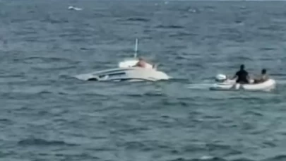 Tekneleri alabora olan 6 kişi kurtarıldı