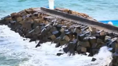 Karaburun ve Yeniköy sahillerinde korku dolu anlar