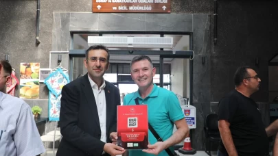 Uşak'ta gıda işletmelerinde karekod uygulaması bilgilendirmeleri sürüyor