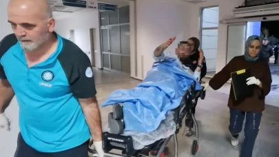 Kalçasından bıçaklanan şahıs yarasını unutup basın mensuplarına küfretti