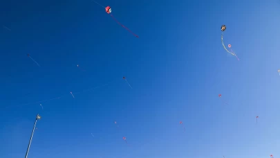 Konya'da hafta sonu boyunca uçurtmalar gökyüzünde buluştu