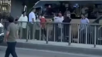 Korna çalan sürücüyü dövmüştü!